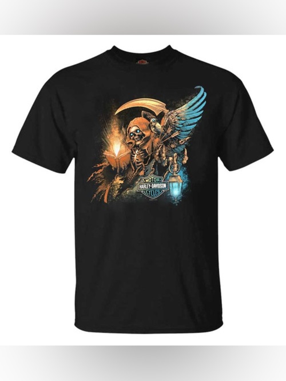 Harley Davidson Times Up Reaper Crew Neck Medium Tee